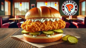 Popeyes Spicy Flounder Fish Sandwich – Price, Calories